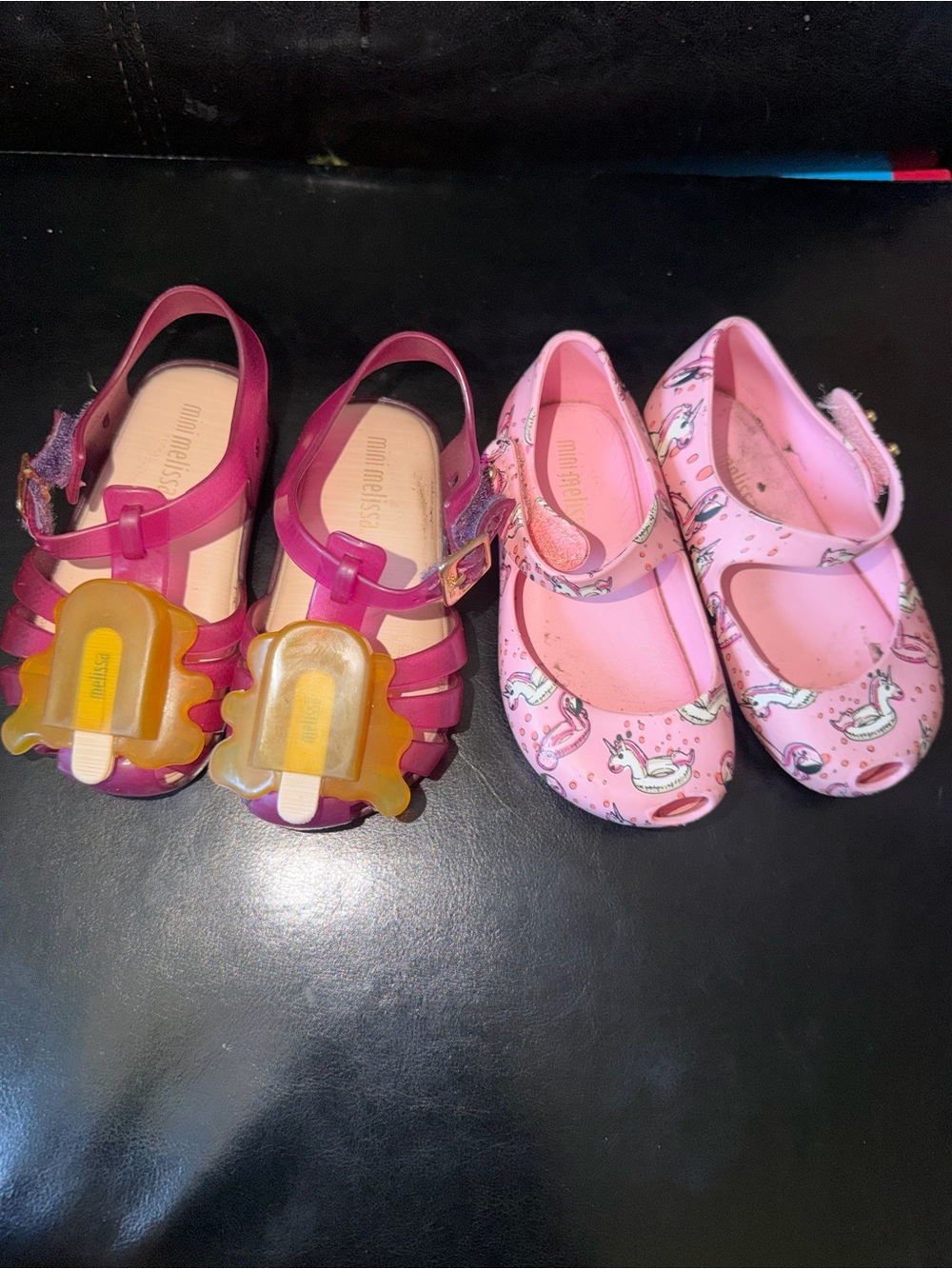 Mini Melissa Shoes Size 6 Toddler